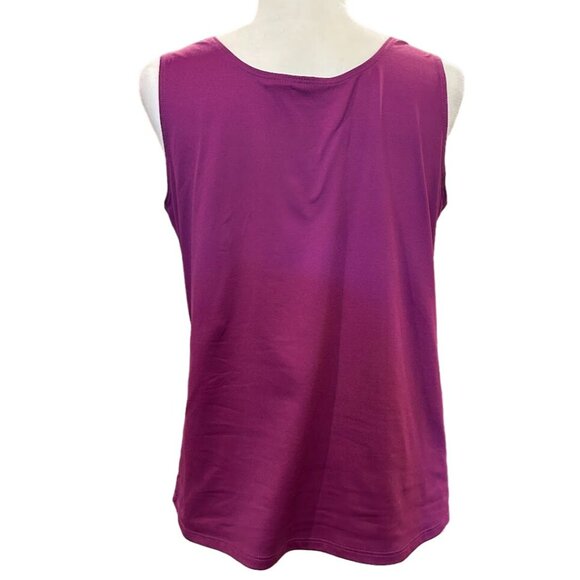 Chicos Womens‎ Purple Tank Top Size Large Shell Nylon/Spandex - Picture 3 of 5